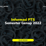Informasi PTS Semester Genap 2022